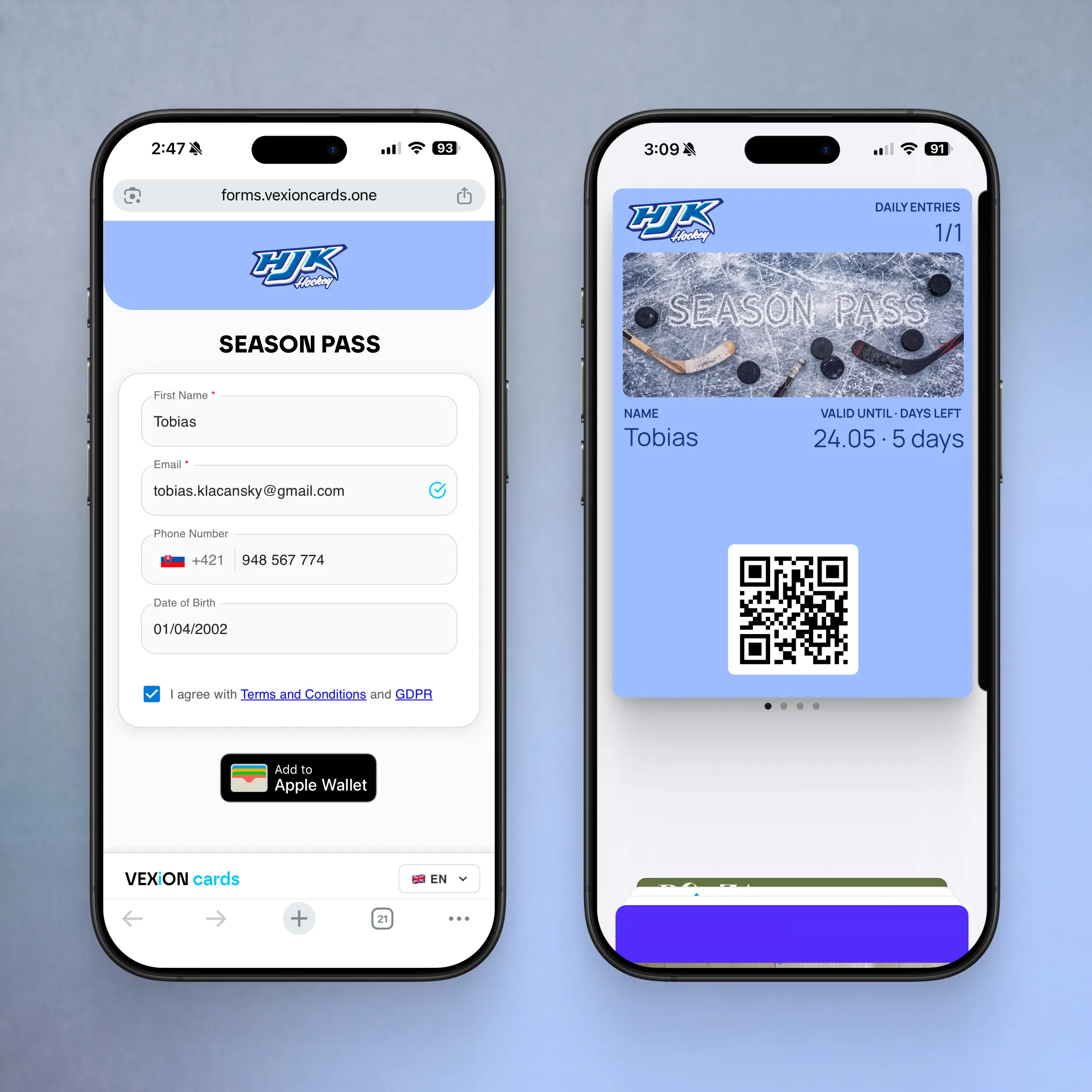 Add to wallet